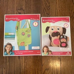 American Girl Craft Pack (fun fabric bag and sew and stuff dogs)
